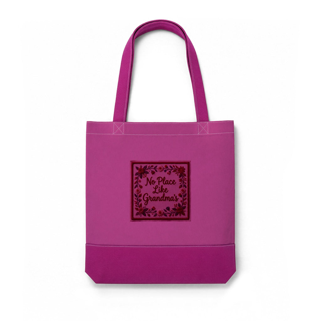Thermochromic Tote Bag — “No Place Like Grandma’s” Color-Changing Floral Tote