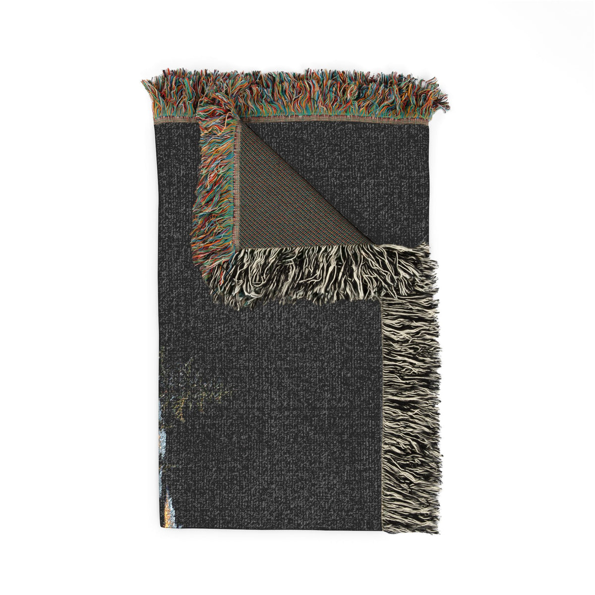 Woven Blanket — Lakeside Sunset Loon Throw