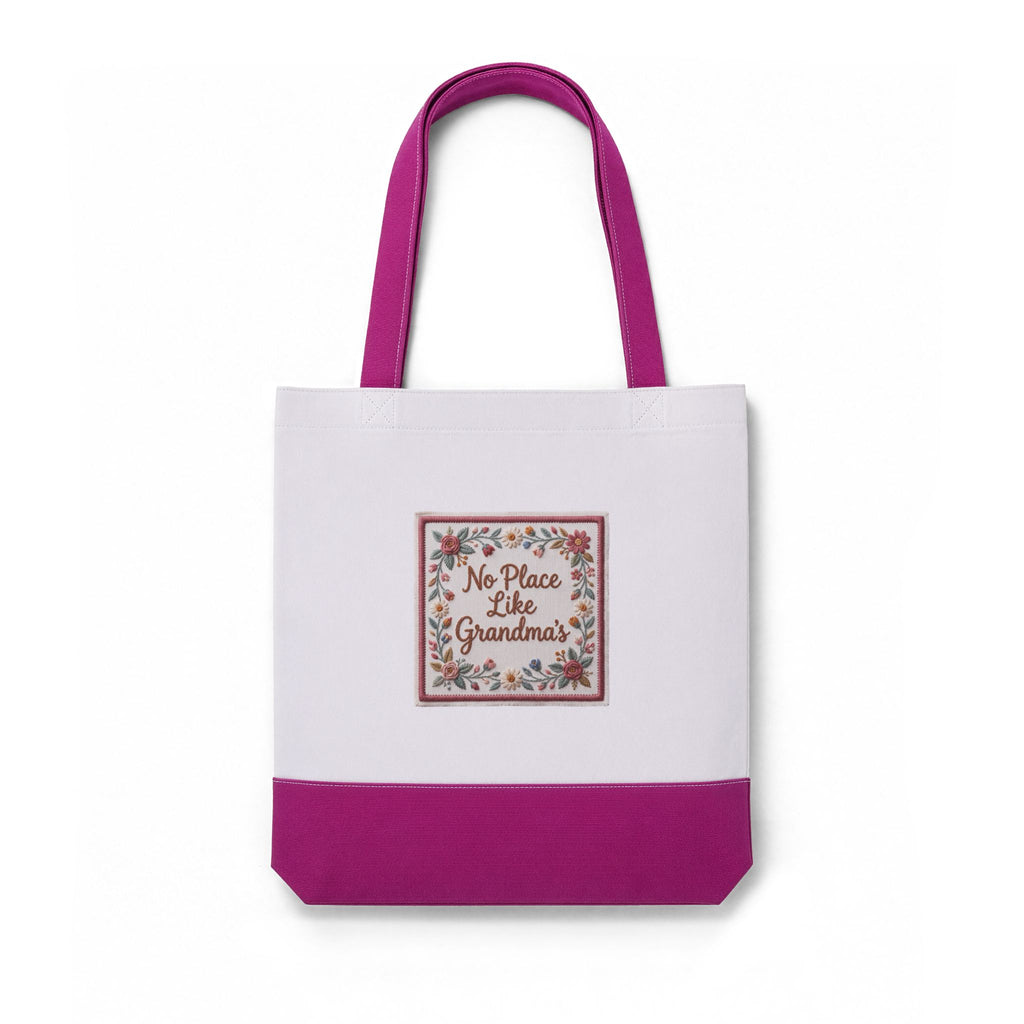 Thermochromic Tote Bag — “No Place Like Grandma’s” Color-Changing Floral Tote