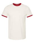Tultex Unisex Fine Jersey Ringer Blank T-Shirt | Retro 246