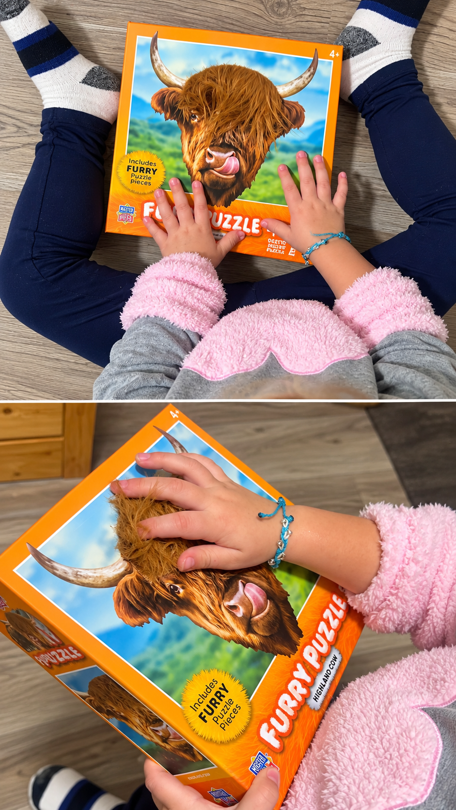 Furry Highland Cow puzzle