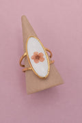 Adjustable Floral Rings