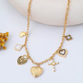 Antique Heart Locket charm Necklace