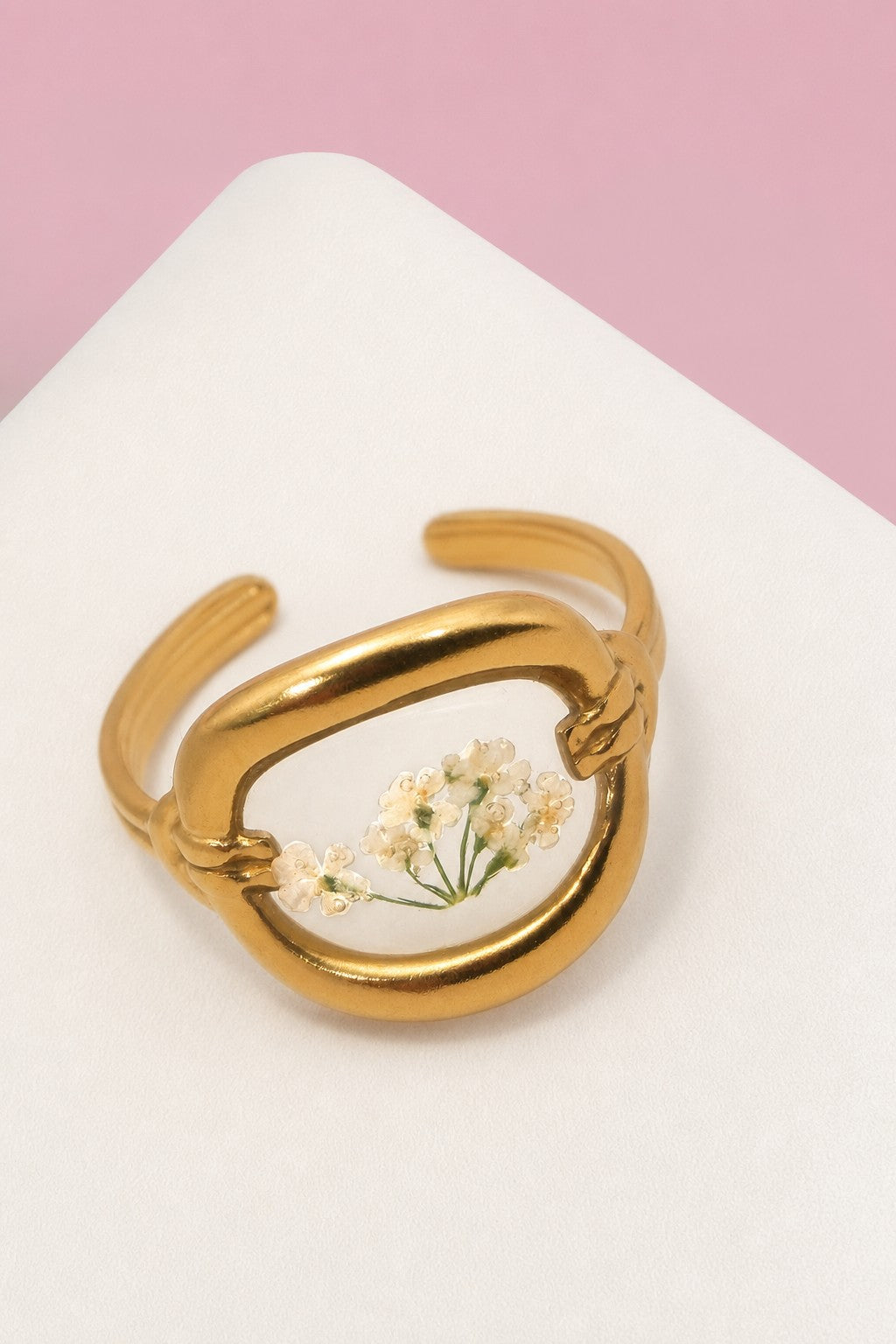 Adjustable Floral Rings